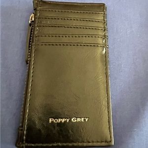 Poppy Grey Slim card Wallet